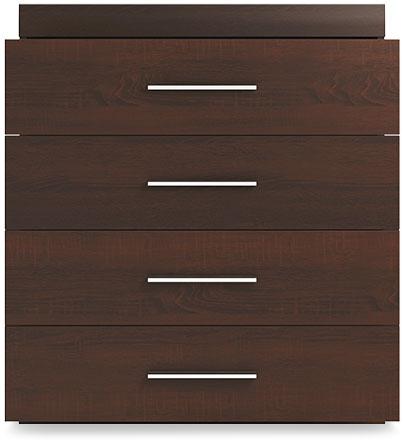 Bordo Chest Of Drawers 09 in Oak Chocolate