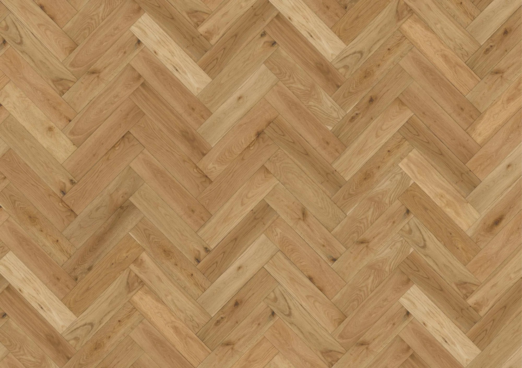 Liberty Natural Oak 15x90mm Matt Lacquered & Brushed Herringbone 15mm Engineered Wood Flooring