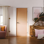 Internal Oak Vancouver Door 5 Panel Fully Finished