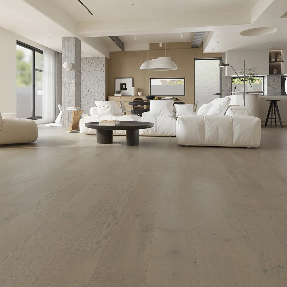 Liberty Floors Maxiply Platinum Oak Brushed Matt Lacquered Click 12x190mm 12mm Engineered Wood Flooring