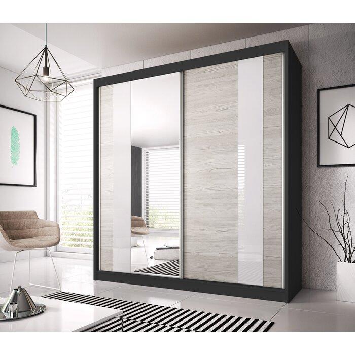 Liberty Multi 32 Sliding Mirror Door Wardrobe 203cm
