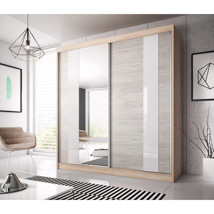 Liberty Multi 32 Sliding Mirror Door Wardrobe 233cm