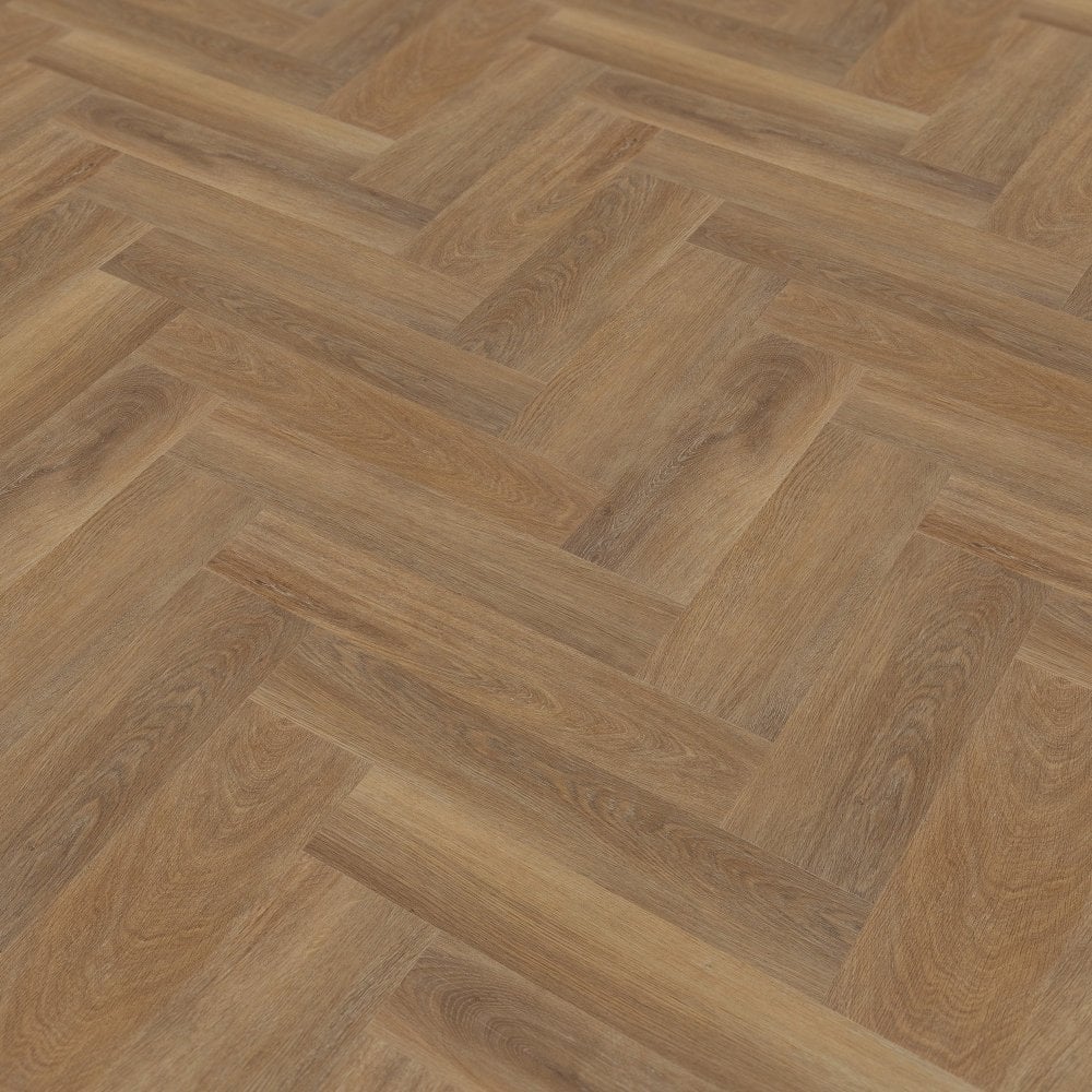 Liberty Lifestyle SPC Herringbone 5.5mm Natural Oak Rigid Core Vinyl Flooring