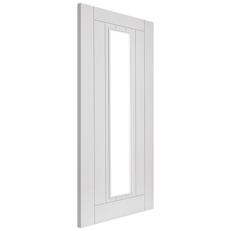 Liberty Internal White Primed Phoenix Clear Glazed Door
