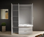 Liberty Vesala 3 Hinged Door Wardrobe with Mirror