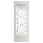 Liberty Internal White Primed Quartz Clear Glazed Door