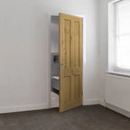 Liberty Rustic Victorian 4 Panel Fully Finished Knotty Oak Internal Door