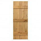 Liberty Solid Plank Ledged Unfinished Knotty Oak Internal Door