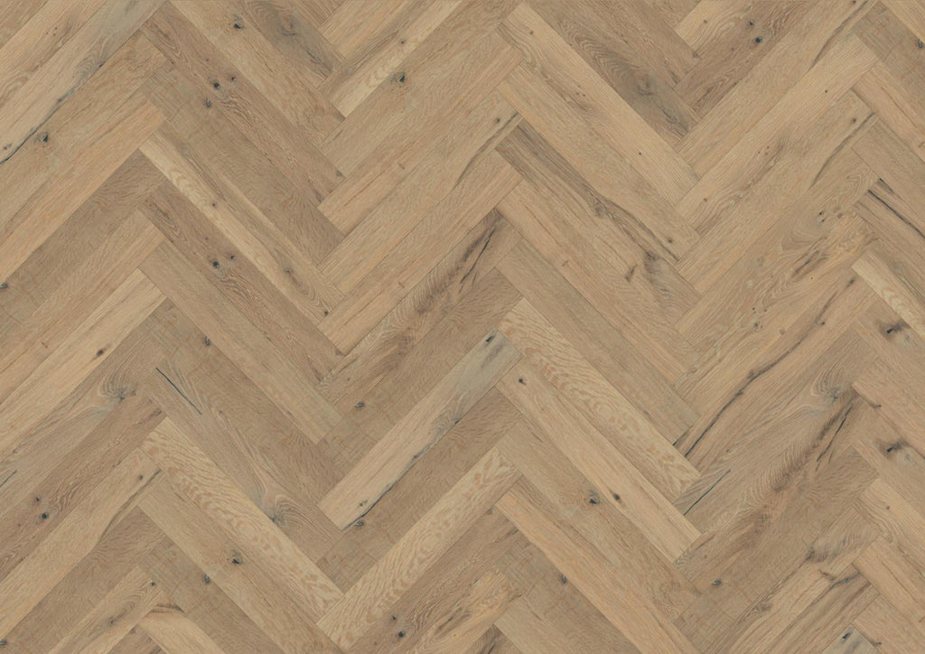 Liberty Sienna Florence Oak Herringbone 14mm Engineered Wood Flooring 90mm