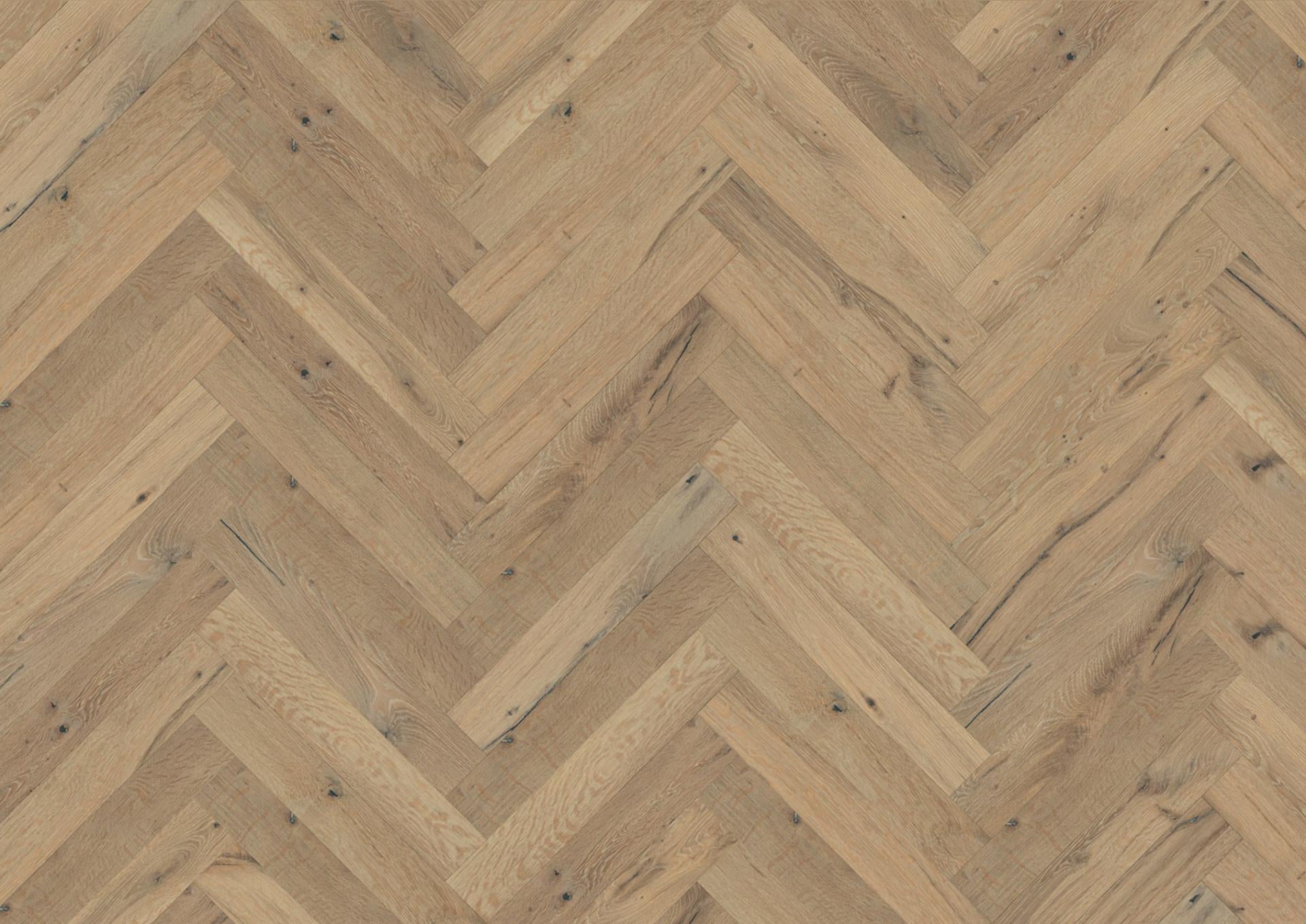 Liberty Sienna Florence Oak Herringbone 14mm Engineered Wood Flooring 90mm