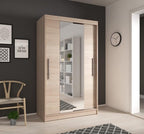 Liberty Neomi 01 Sliding Door Wardrobe 120cm in Sonoma Oak