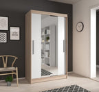 Liberty Neomi 01 Sliding Door Wardrobe 120cm in Sonoma Oak