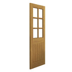 Liberty Internal Oak Thames 6 Light Glazed Door Pre-Finished