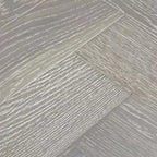 Timba Floor 14mm Engineered Flooring Herringbone Oak Brushed And Oiled Whitewashed Grey 4416