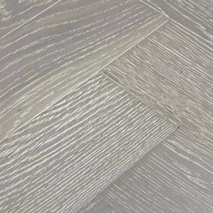 Timba Floor 14mm Engineered Flooring Herringbone Oak Brushed And Oiled Whitewashed Grey 4416