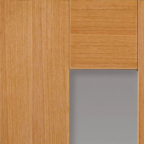 Liberty Axis Fully Finished Oak 1 Light Clear Glass Internal Door