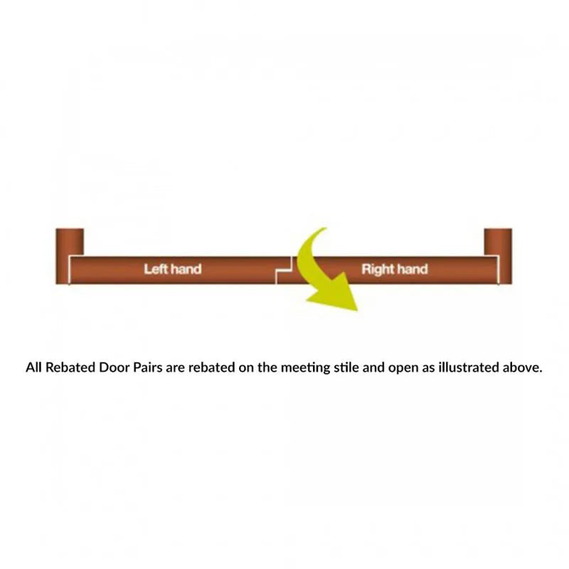 Internal Oak Pattern 10 Glazed Pair Of Doors With Clear Glass